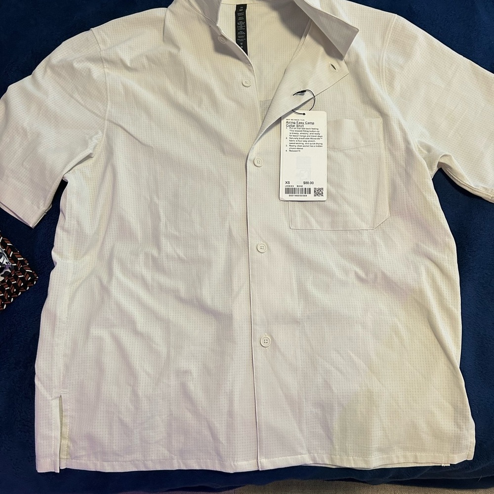 COPY - Lululemon Xs White Short Sleeve Shirt